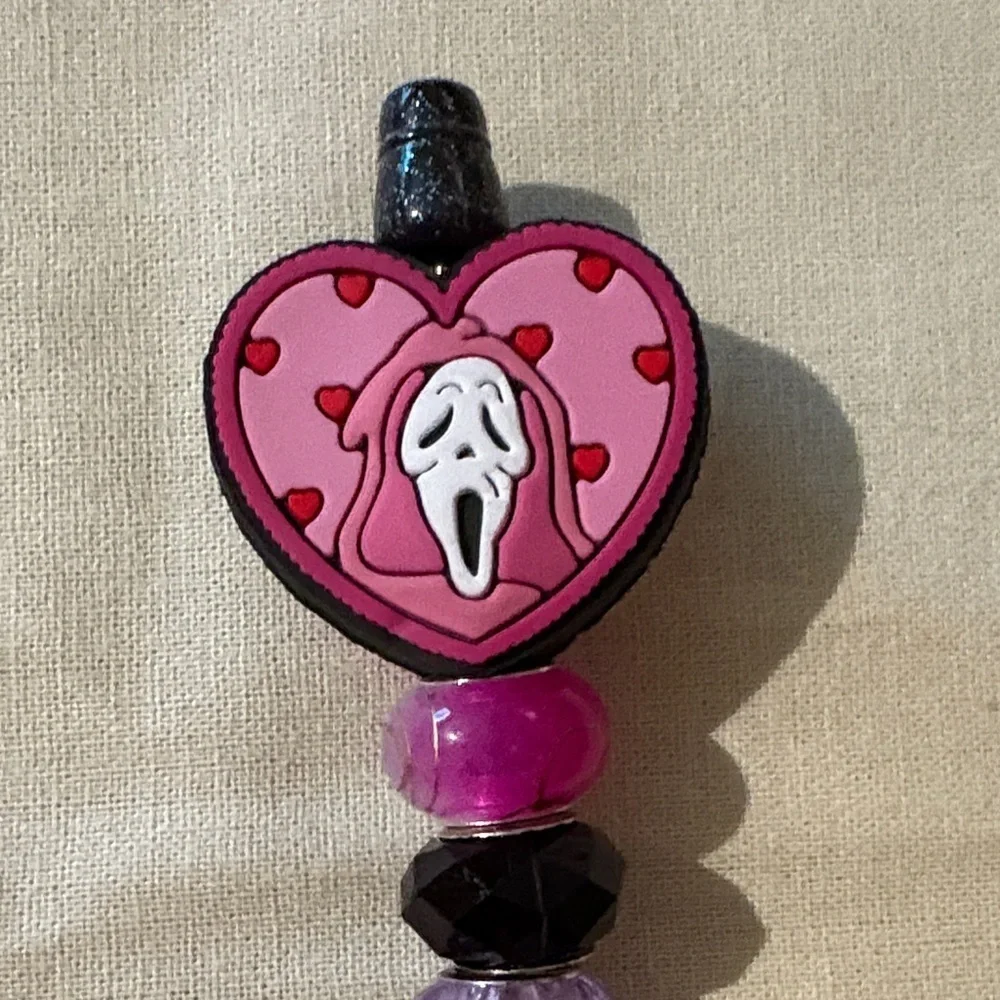 Fun Character-Themed DIY Pen Set with Black and Purple Accents #2